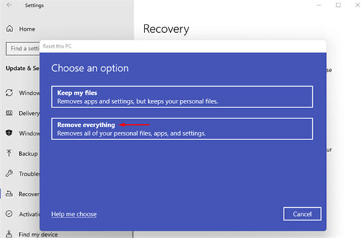 reset Windows 11