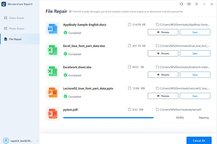 Repair Corrupted Word Document
