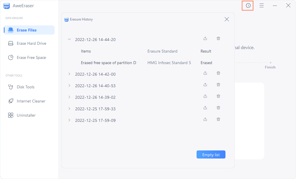 data eraser user guide