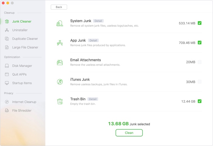 CCleaner for Mac alternative