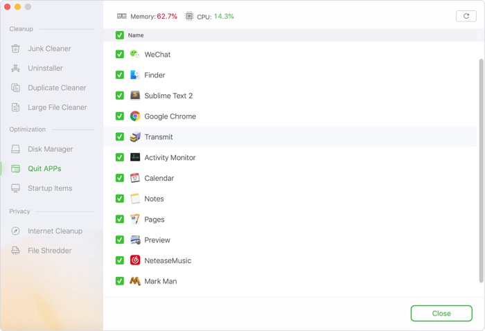 speed up slow Mac