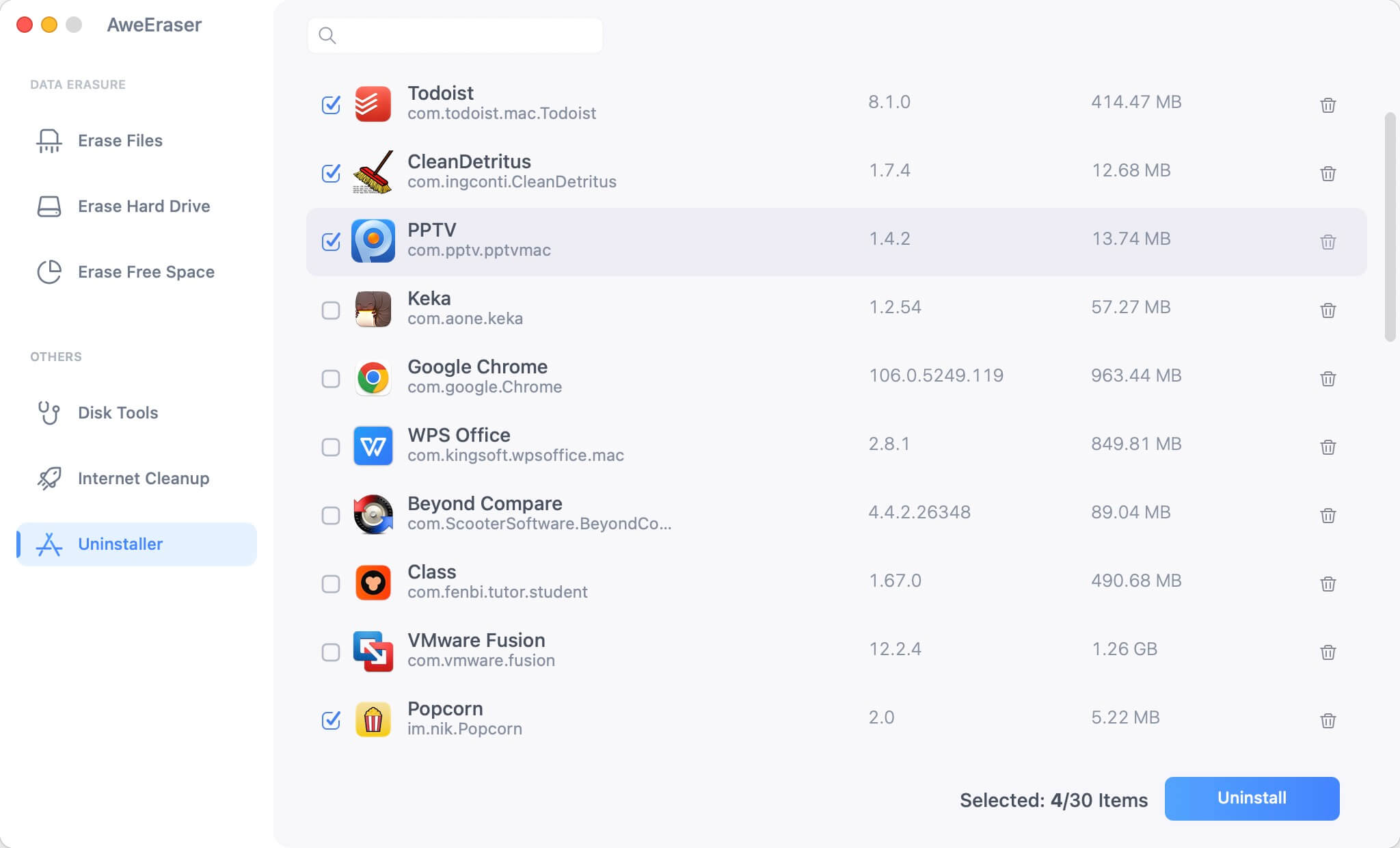 Mac data eraser user guide