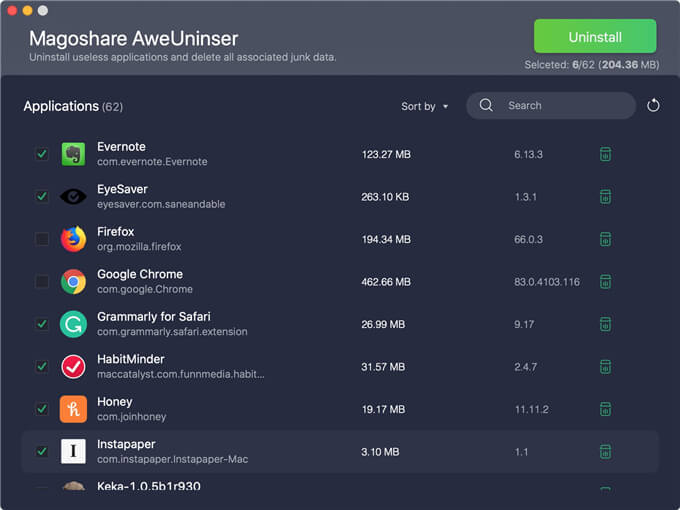 free Mac uninstaller user guide