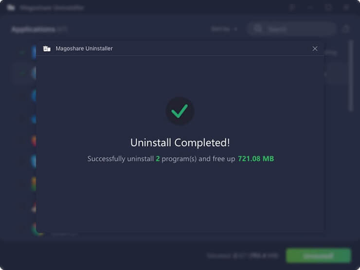uninstall programs with Magoshare Free Uninstaller